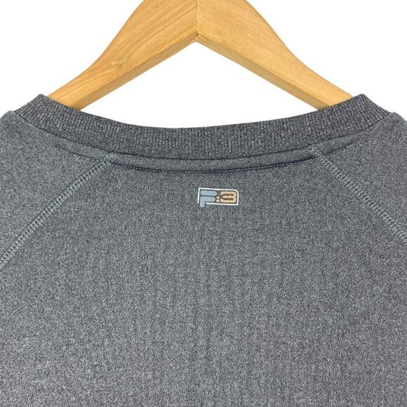 Fila men's Grey F3 Crew Neck Long Sleeve Activewear Sweat Shirt US L - Picture 4 of 8